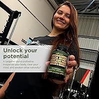 Vista 5 de Gade Nutrition Ashwagandha con raíz de maca, Epimedium, suplemento de turkesterona, Tribulus Terrestris, Panax Ginseng 90 cápsulas vegetales