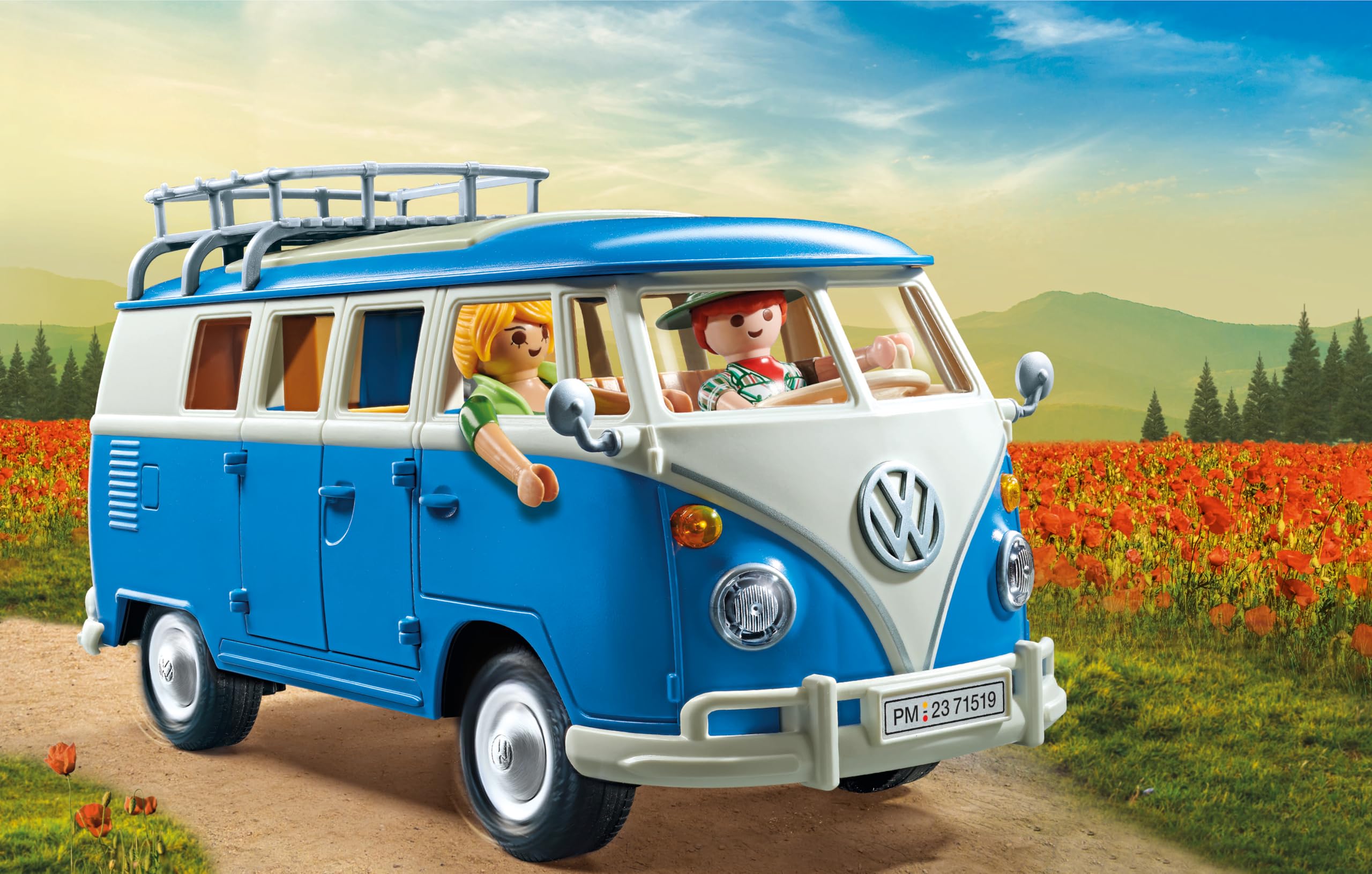 Playmobil VW T1 Campingbus, Blau