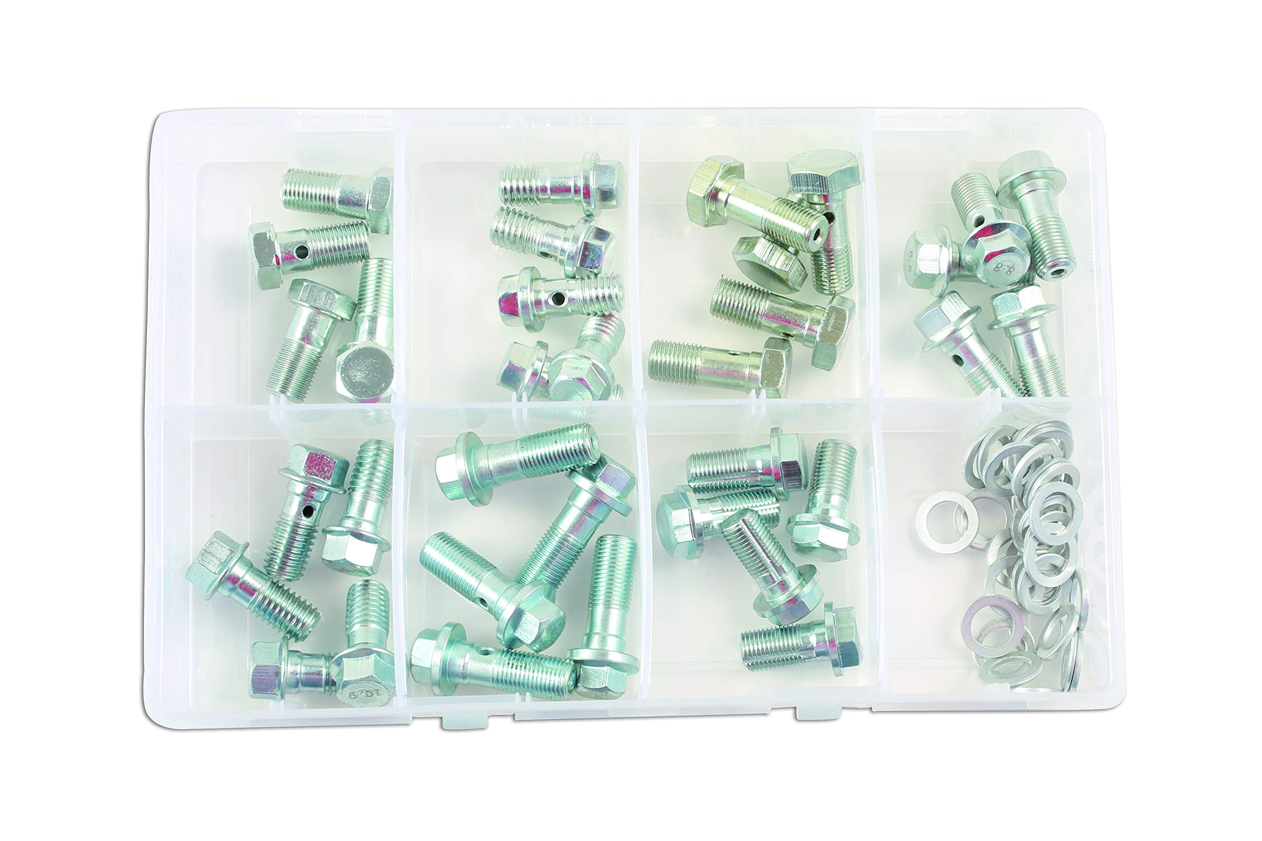 Connect Assorted Brake Hose Banjo Bolts M10 70 Piece Set - 34154