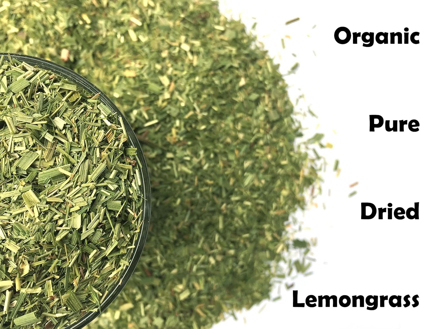Buy Organic premium grade dried lemon grass cut, harvested from a organic farm in Sri Lanka 2 oz
