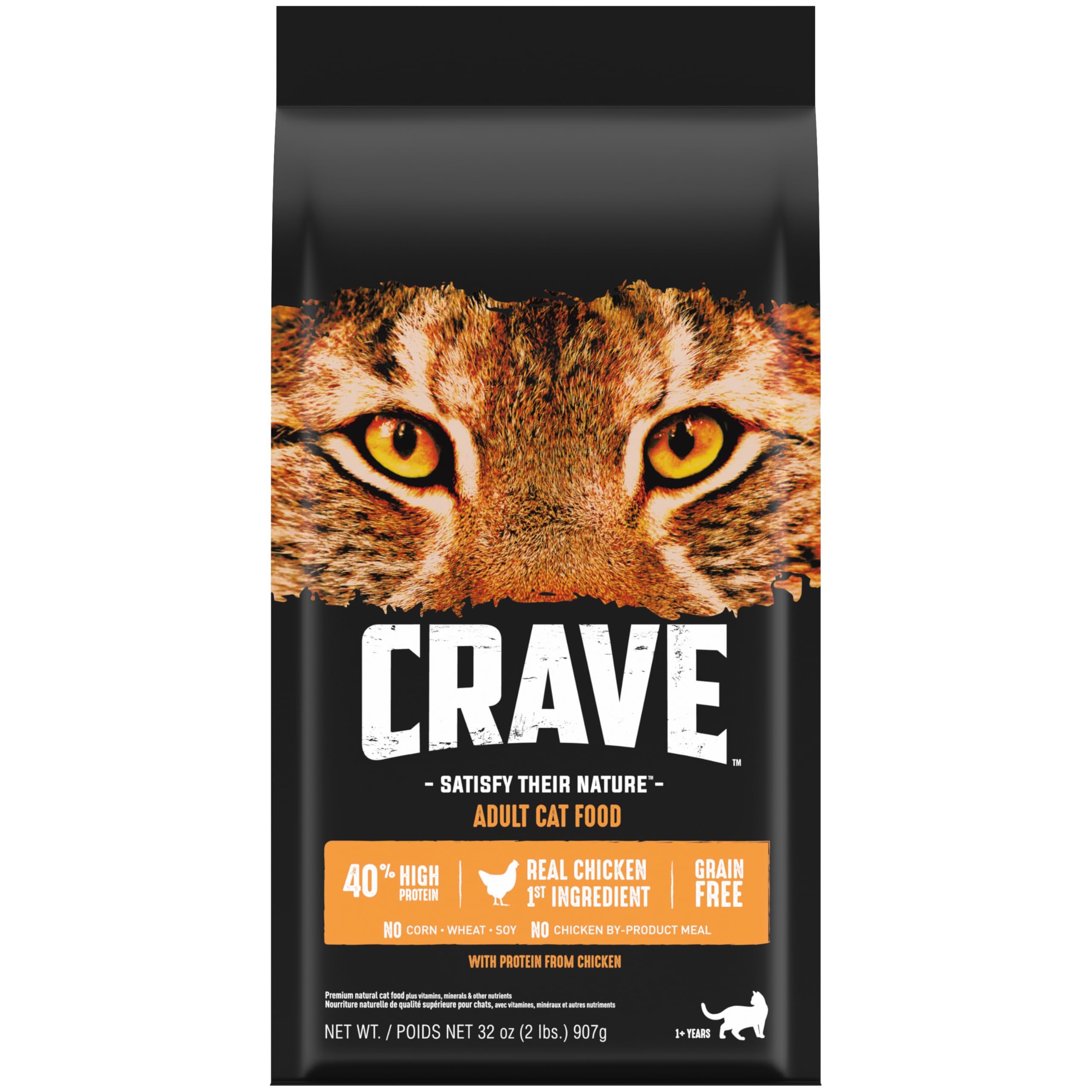 CRAVE Grain Free Adult High Protein Natural Dry Cat Food