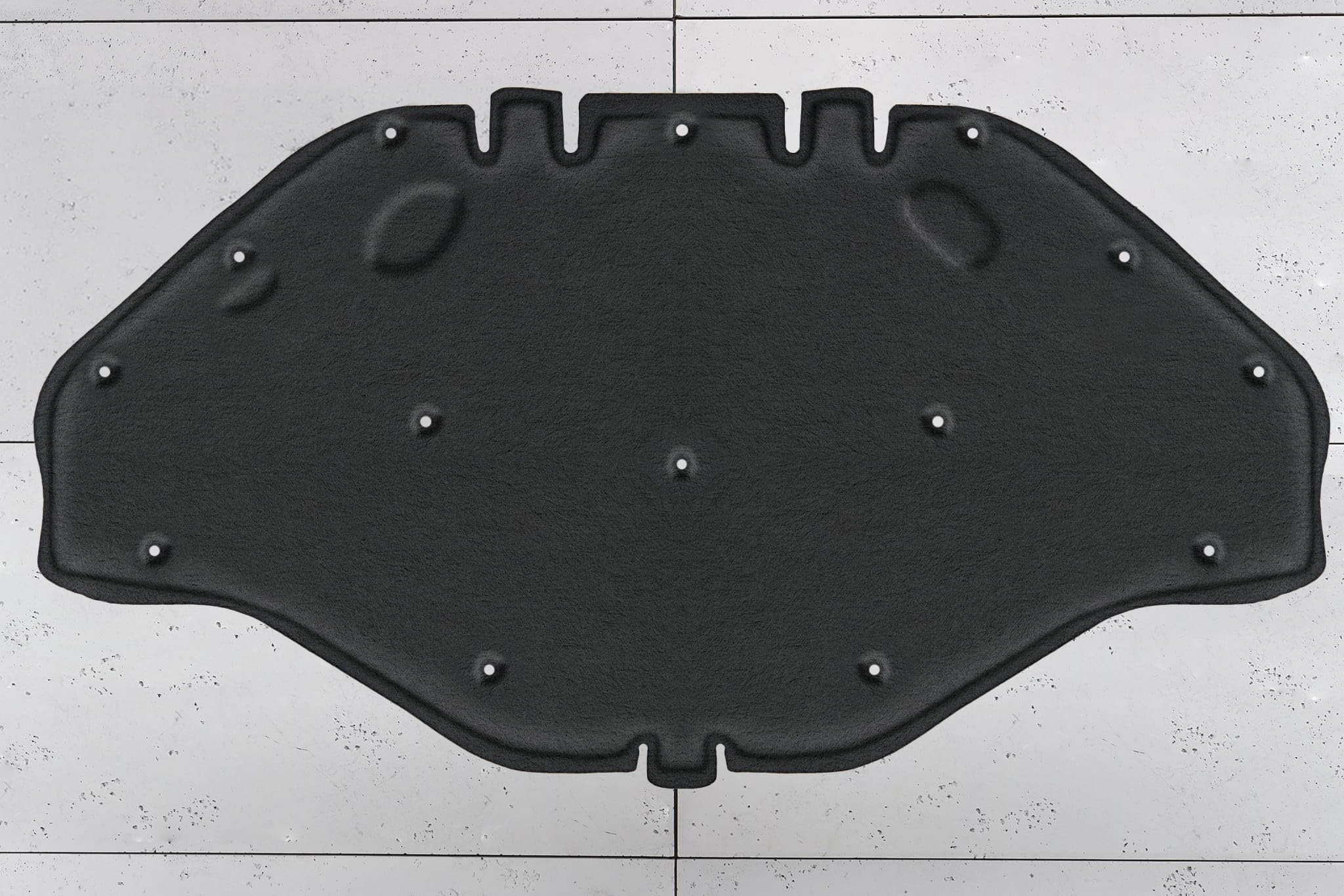 GEPCO Motorhaubendämmung Motorraumdämmung Dämmmatte Motorhaube mit Clips kompatibel mit MERCEDES ML W166 2011–2015, GLE W166 2015–2019, GL X166 2012–2015, GLS X166 2015+ A1666820126