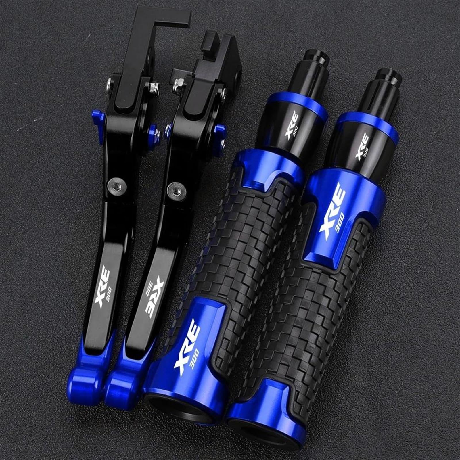 Regulowane dźwignie sprzęgła i hamulca do motocykla H-Onda XRE 300 XRE300 2022 2023 2024, uchwyty kierownicy 7/8'' 22 mm, końcówki uchwytów.