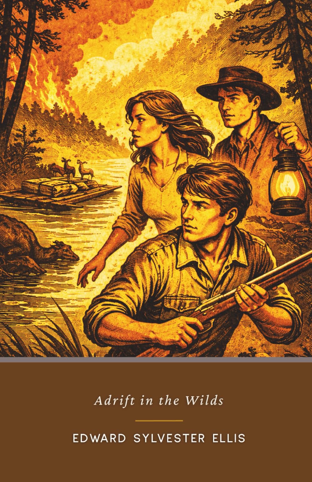 Adrift in the Wilds: Frontier Survival Story for Boys