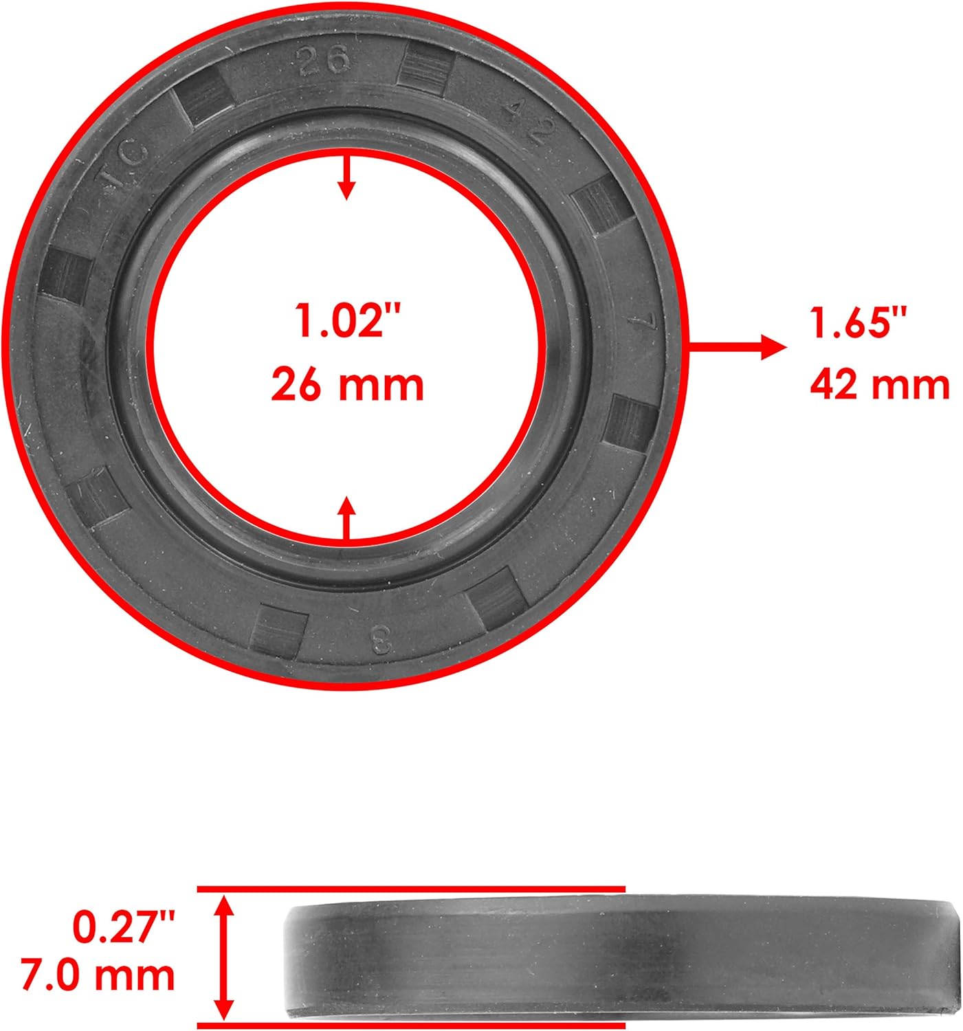 Caltric Front Wheel Hub Kit Compatible with Yamaha Raptor 700 700R YFM700R 2006-2013 / YFZ450 YFZ450R YFZ450X 2006-2009 2013 / 1S3-25111-00-00