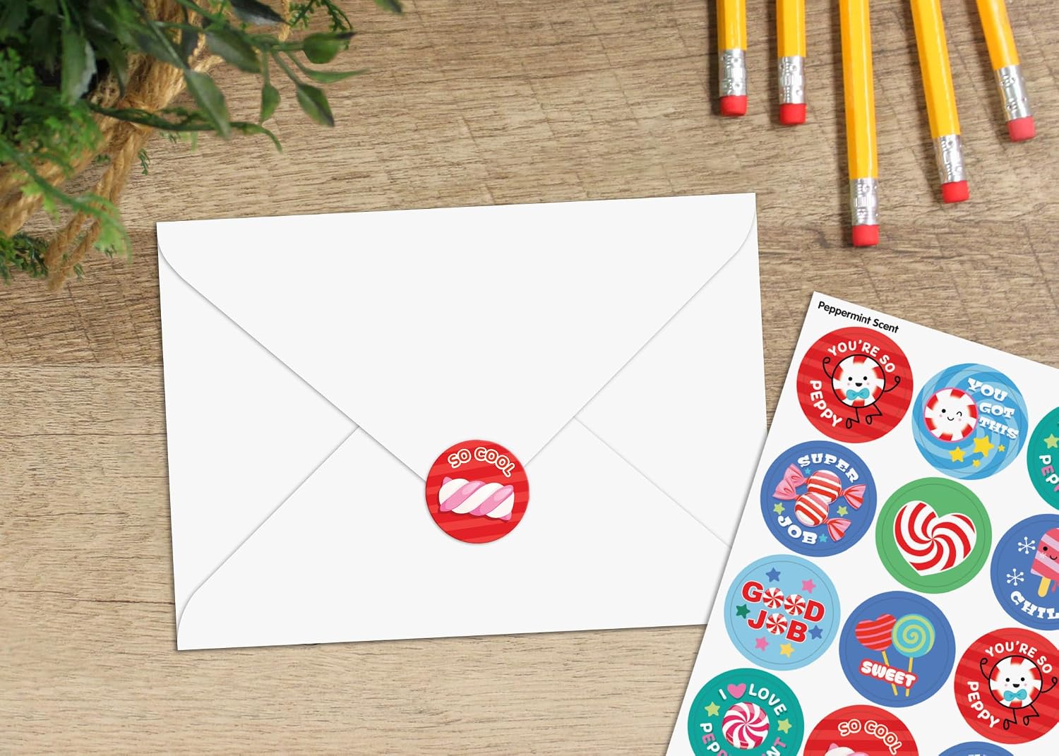 Teacher Created Resources Positive Words Smelly Stickers Variety Pack (TCR10335)