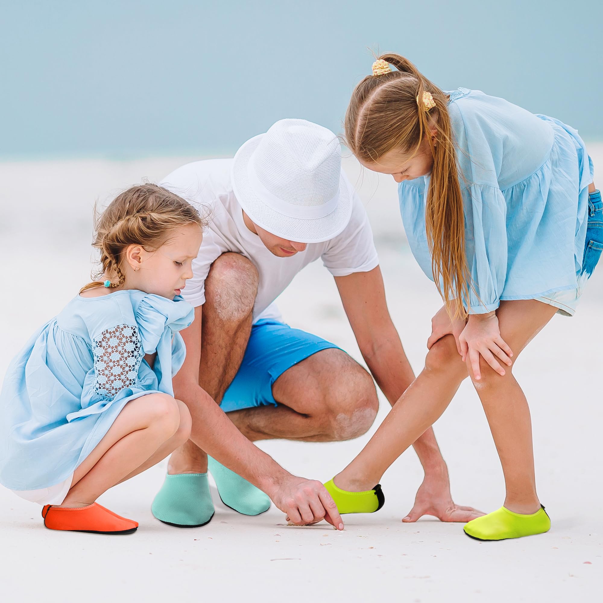 Calzini da Acqua - Zio Paul Calzino da Interno Unisex Scarpe da Acqua Calzini da Yoga Spiaggia a Piedi Nudi Surf Diving Pantofola da casa Piscina per Bambini Adulti SWA15 - 4