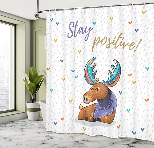 Miniatura 4 de Cortina de ducha de tela de poliéster, con estampado de muelle de madera en la isla tropical de Maldivas