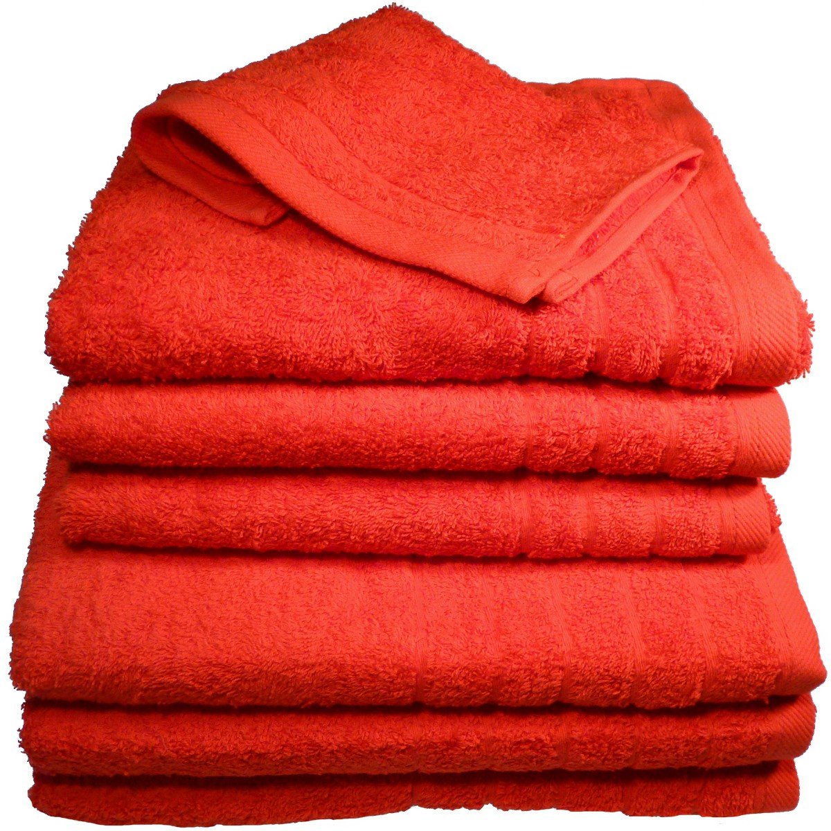 Textiles Direct Egyptian 100% Cotton Red 500gsm Guest Towel