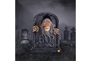 Light Up Halloween Tombstones - Grim Yet Graceful Decorations