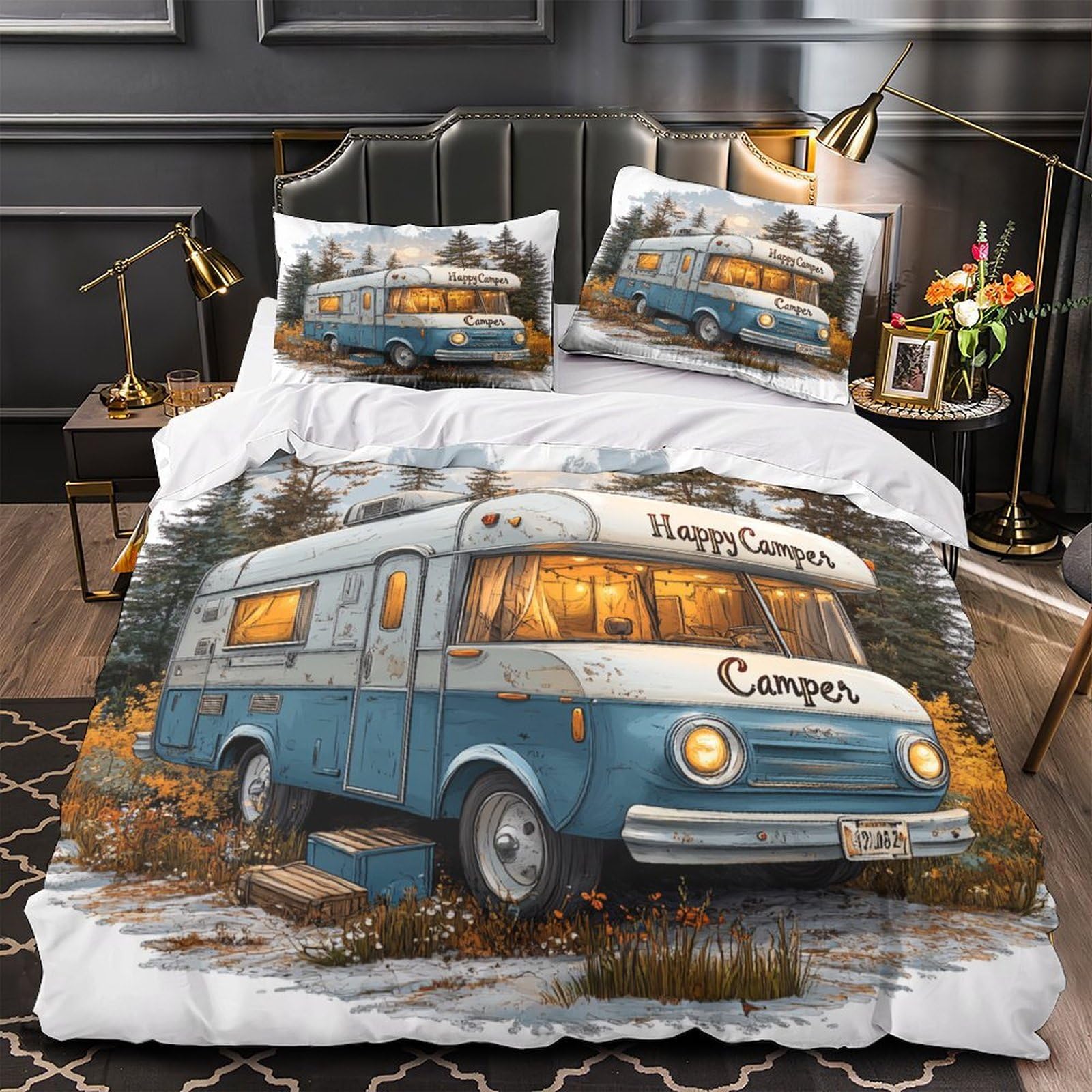 Housse de couette microfibre hypoallergénique pour literie enfant