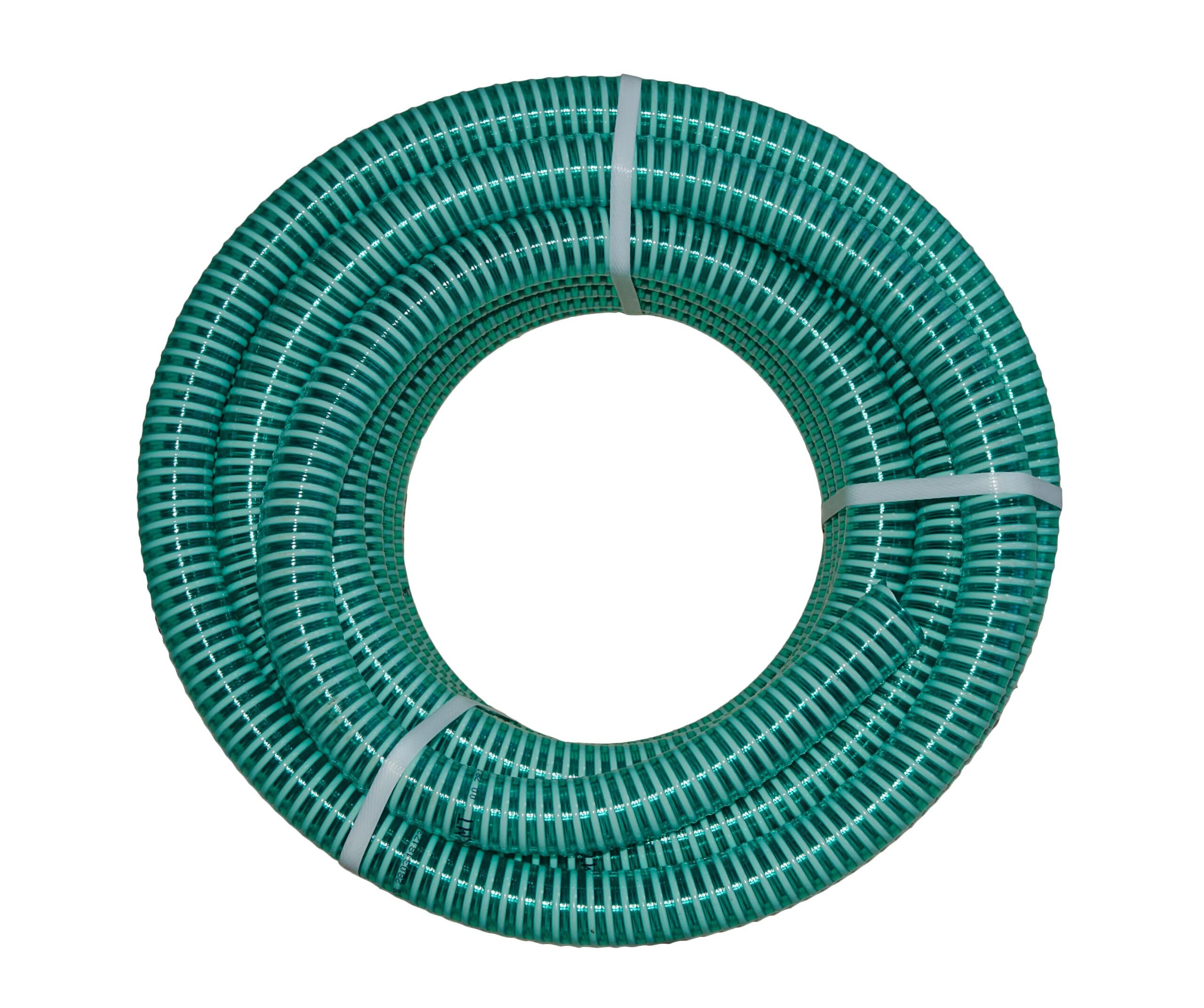 Saugschlauch 1 ¼ Zoll (32 mm DN32) 25m - 2–50 m – Ansaugschlauch für Gartenpumpe, Hauswasserwerk & Brunnen – Spiralschlauch verstärkt, flexibel & knickfest – Saugleitung für Wasserpumpen