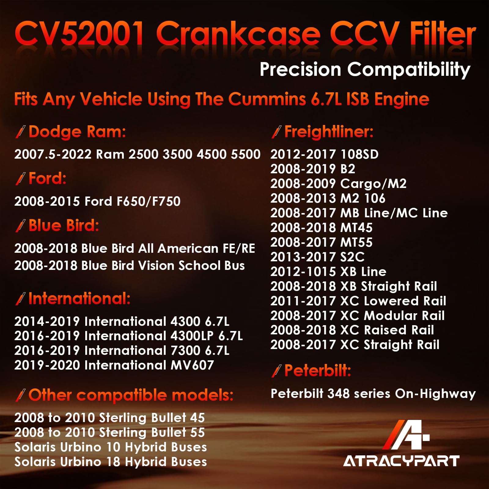 CV52001 6.7 CCV Filter Crankcase Ventilation - Image 2