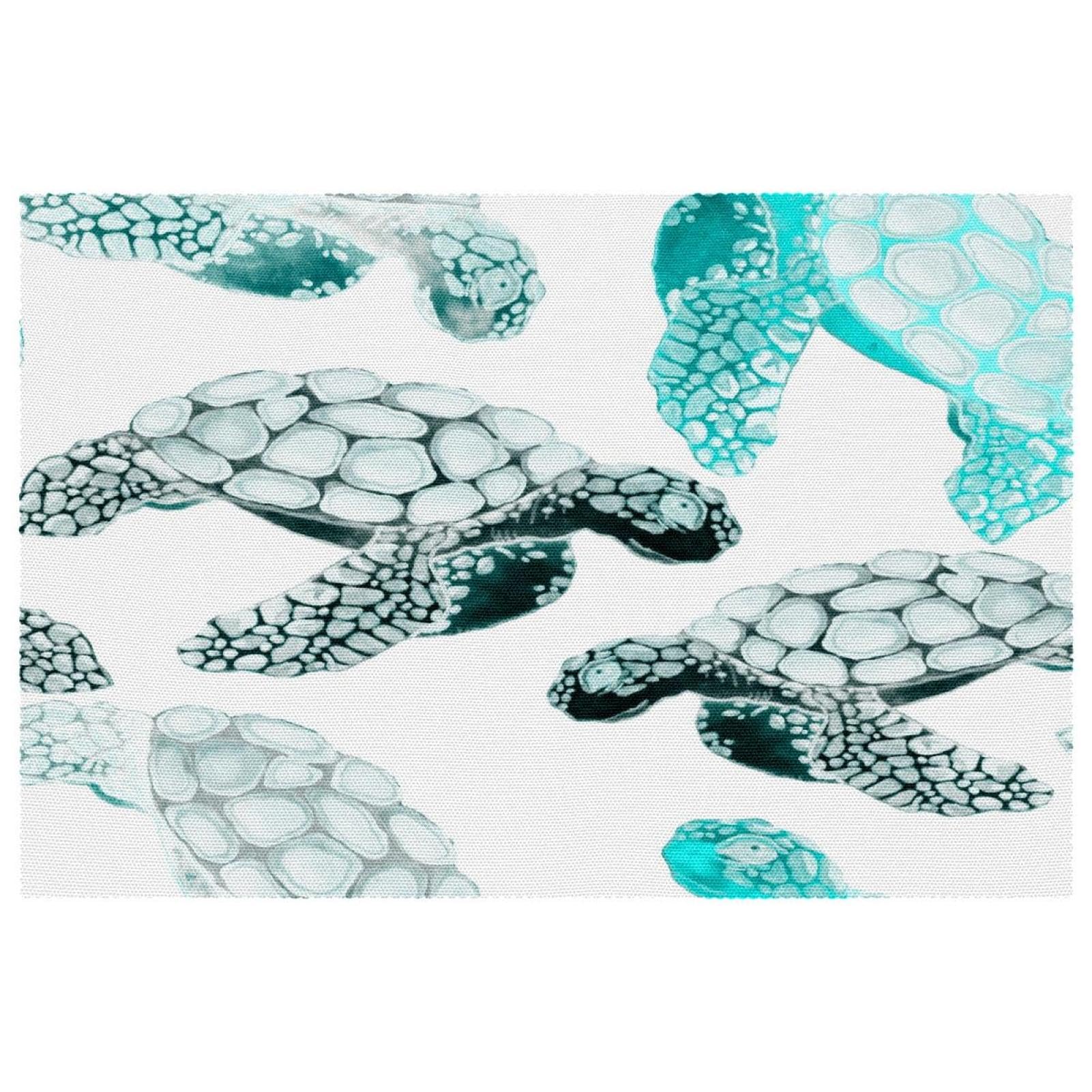 Sets de table tortue de mer en tissu Oxford durable pour décoration d'intérieur chic