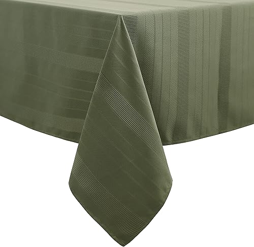 Randall Mantel rectangular oblongo, de 60 x 84 pulgadas, 7 pies, lavable a máquina, resistente al agua, al polvo y a las manchas, para decoración de