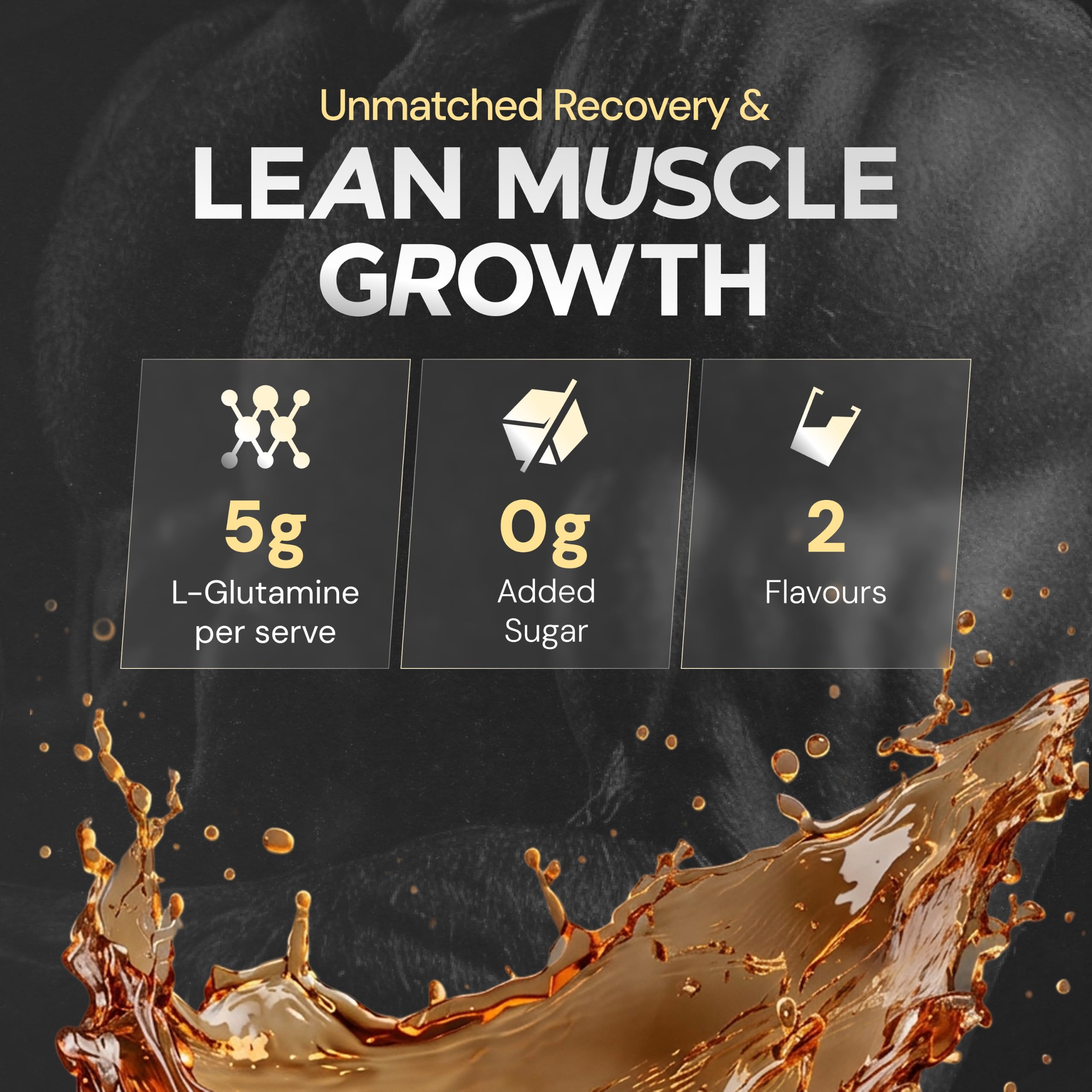 Nutrabay Gold L-Glutamine Supplement Powder 180g, Cola Flavor β Post Workout Amino Acid for Muscle Growth & Recovery | 100% Authentic Supplement | No Banned Substances | Tested for Purity 1