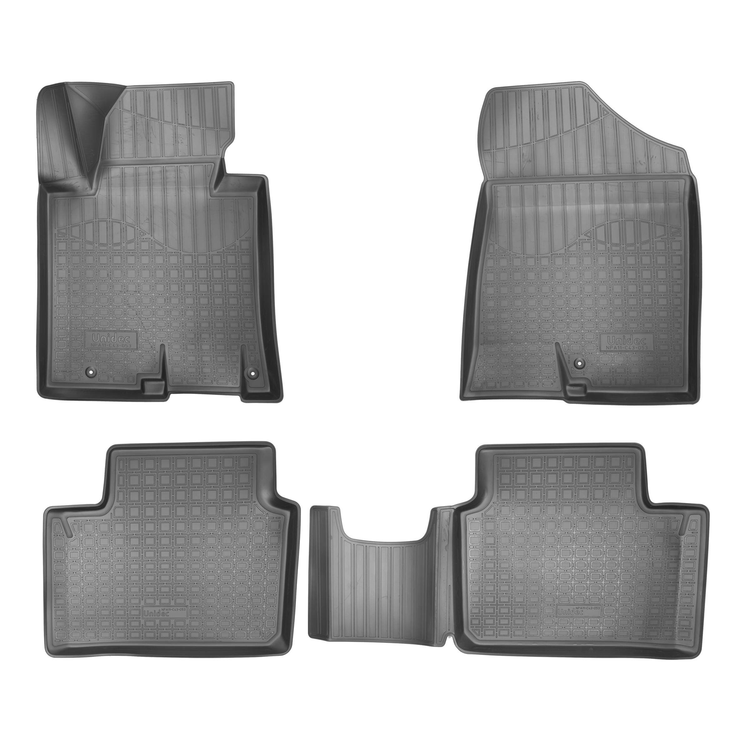 Recambo Alfombrillas de goma 3D para Kia Ceed | Pro Ceed | Ceed SW | JD | 2012 2018 | + borde