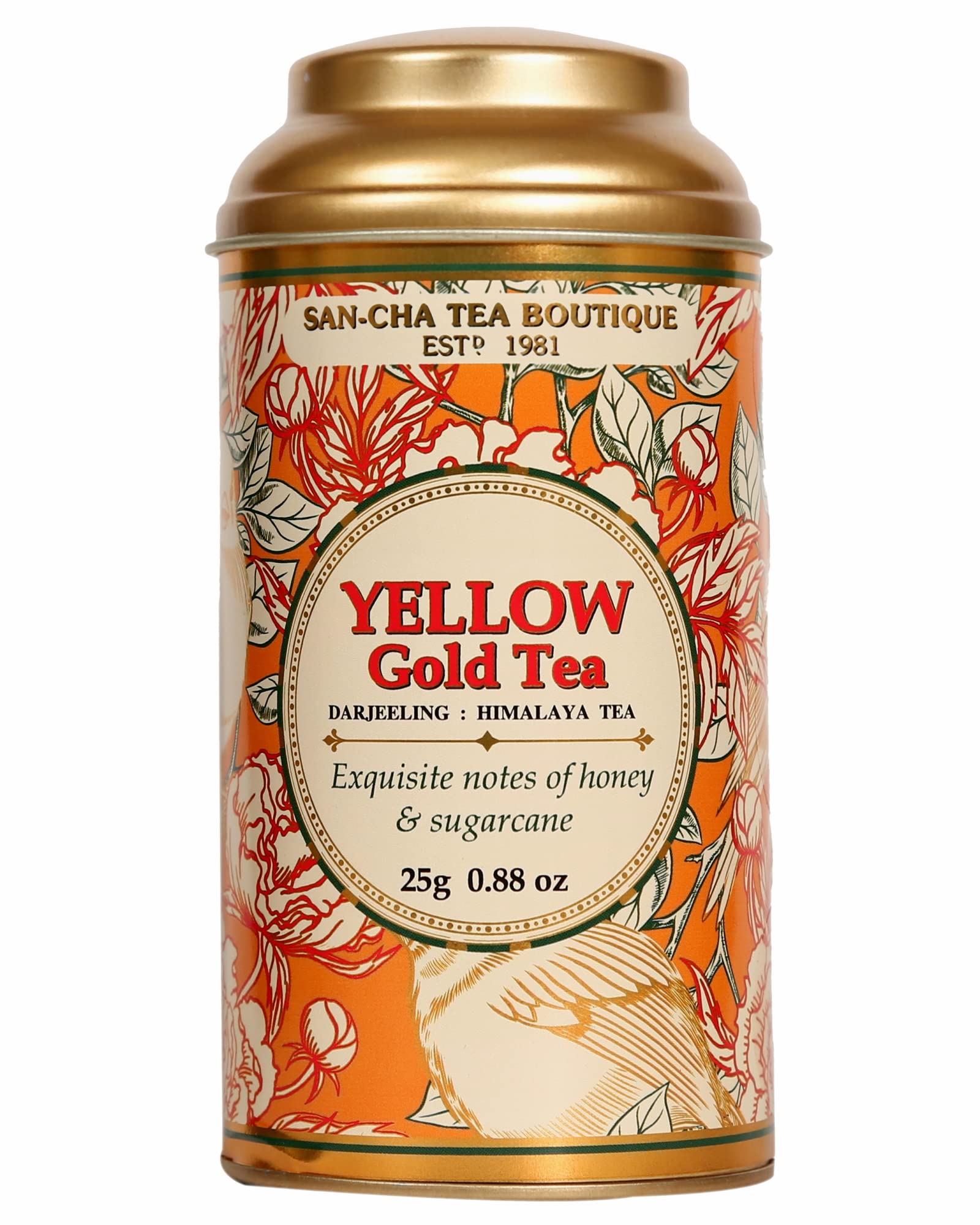SAN-CHA Tea Boutique Yellow Gold White Tea (25X3 Cups), Pure Tea Buds Limited Edition Tea, Silver Needles White Tea, Worlds Healthiest Tea, Darjeeling White Tea Treasure, 25 milligrams (B09JKDZK8N) Amazon Price History, Amazon Price Tracker