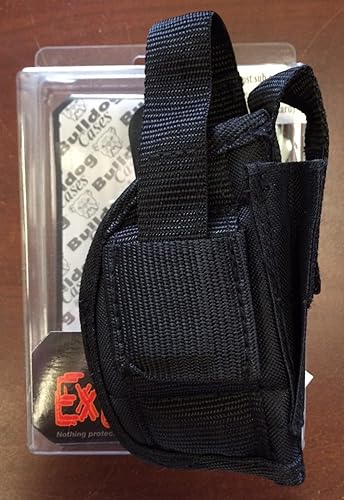 Miniatura 4 de Bulldog Cases - Funda de nailon para cadera  Tamaños para revólver y semiautomáticos  Se adapta a Glock, S&W, Ruger, Springfield, Tauro