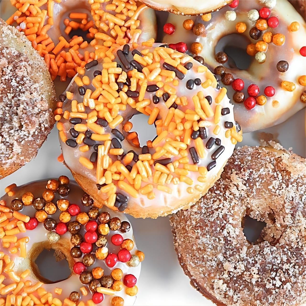 Amazon.com: Donut Maker, Electric Non-Stick Surface Makes 7 Small