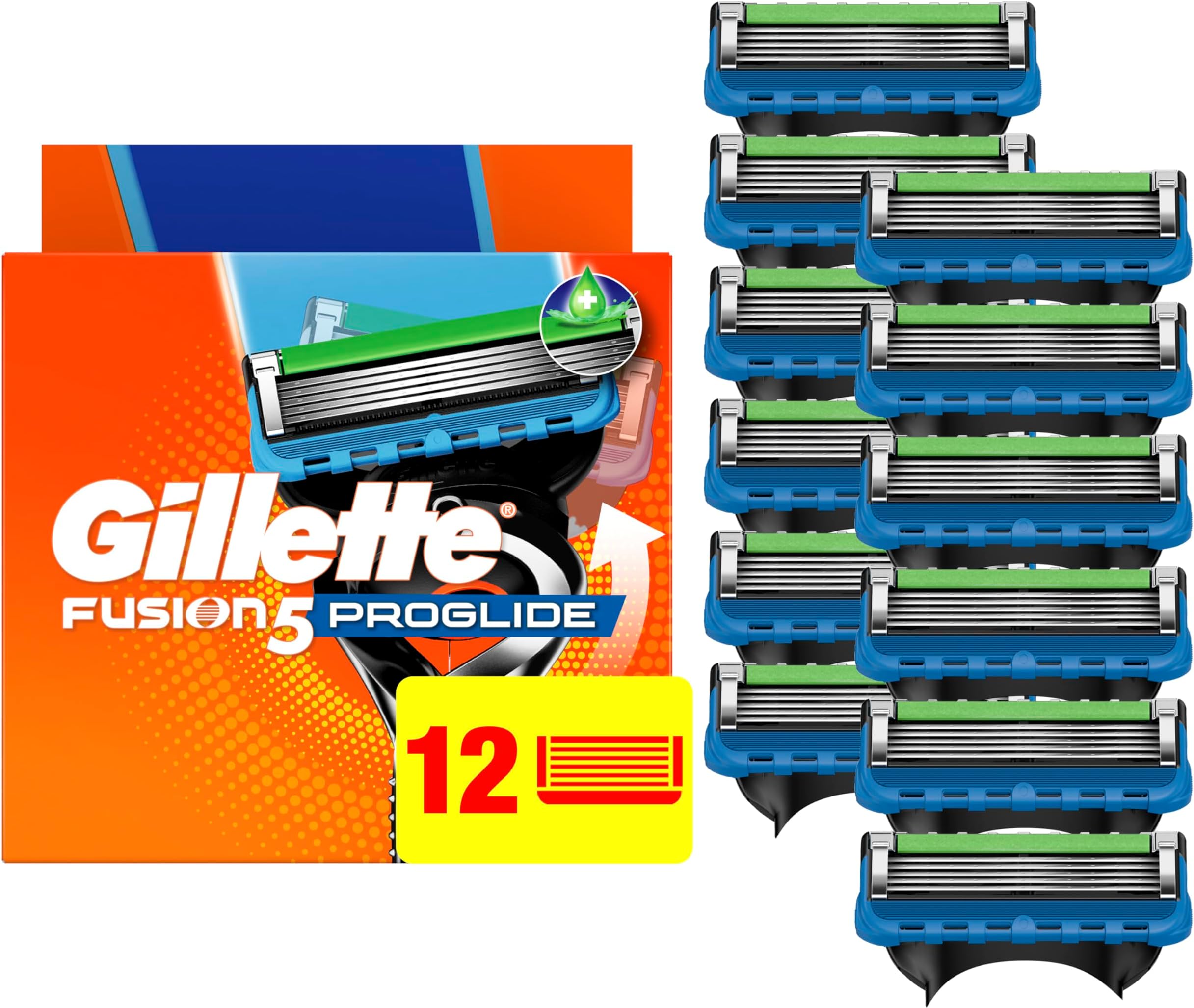 Gillette ProGlide Mens Razor Blade Refills, 12 Count
