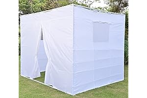 Large 8x10 Sukkah Set Fits Any Outdoor Space, Easy to Assemble