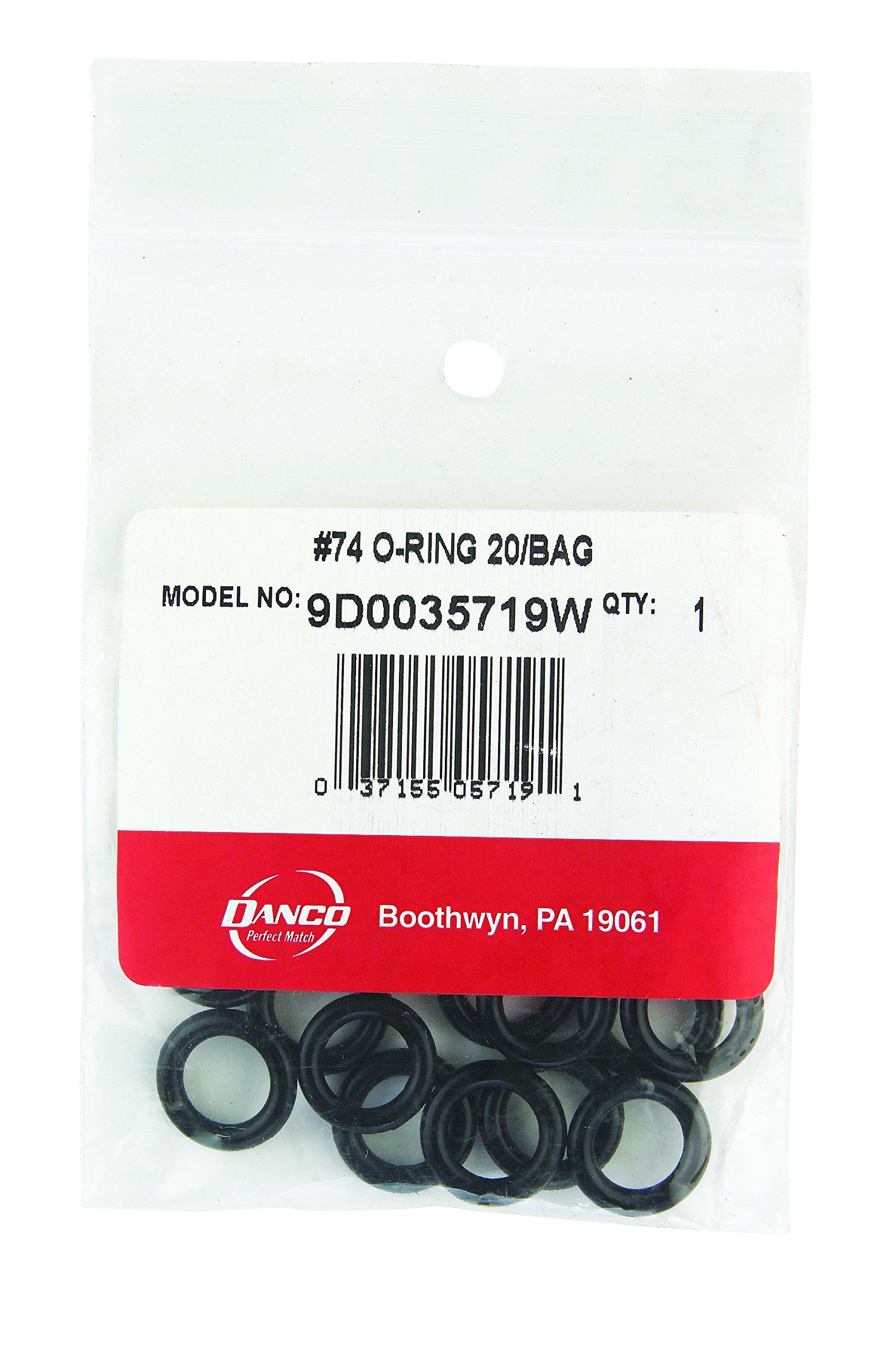 Danco 5/8 in. Dia. Rubber O-Ring 20 pk