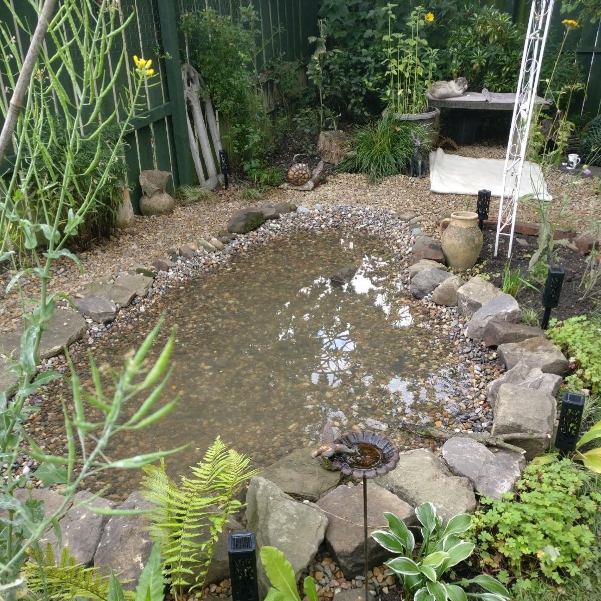 Lona para Estanque de Caucho Negro Revestimiento para Estanque Resistente Al Desgarro 2x2 1x3 3x4 4x4 5x8 5x6.0m Lámina De Invernadero Forro para Fuentes HDPE para Cascadas Paisajismo Arroyos(Tamaño:4