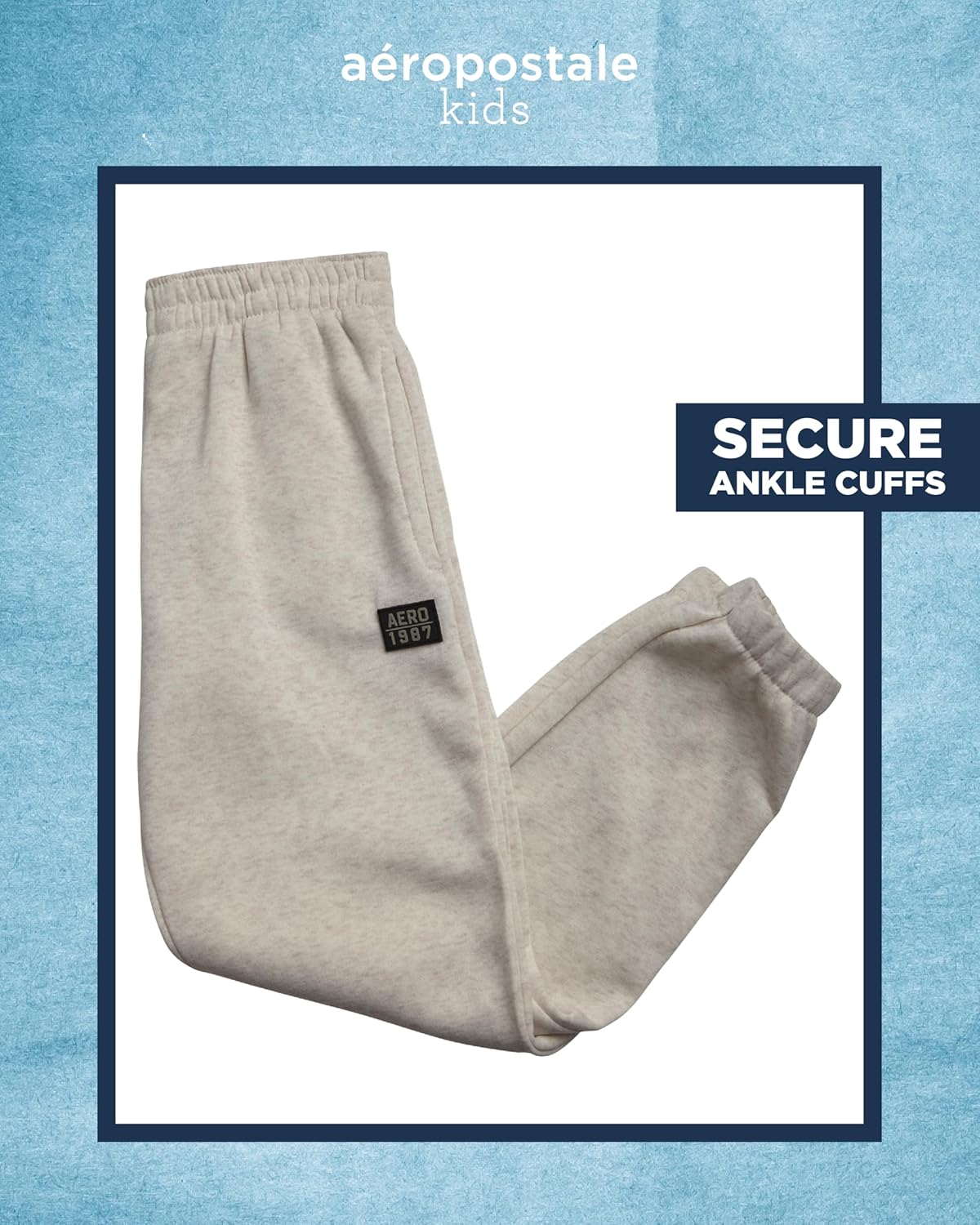 AEROPOSTALE Boys Jogger Pant Set - 2 Piece Flannel Hooded Button Down Shirts and Boys Joggers Sweatpants Clothing Set (8-12) - Image 5