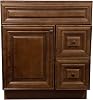 Green leaf New Maple Walnut Single-Sink Bathroom Vanity Base Cabinet 30 Wide x 21 Deep MW-V3021DLR