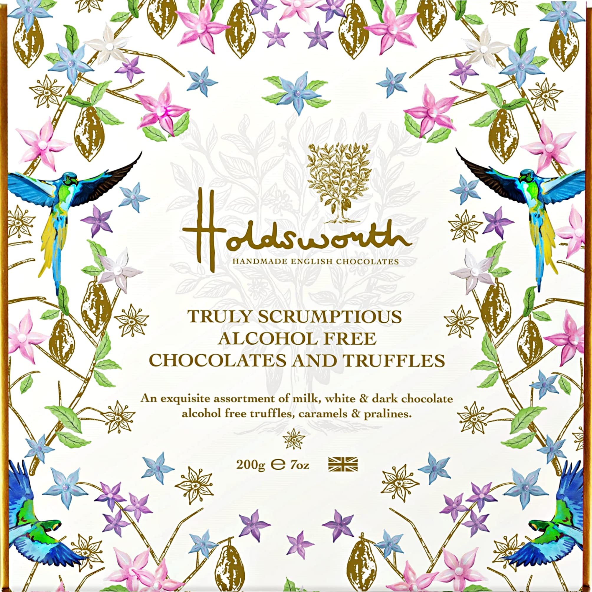Holdsworth Chocolates Occasions Collection - Truly Scrumptious Collection Filled with Handmade Truffles and Assorted Milk, Dark and White Chocolates Perfect for gifting 200g