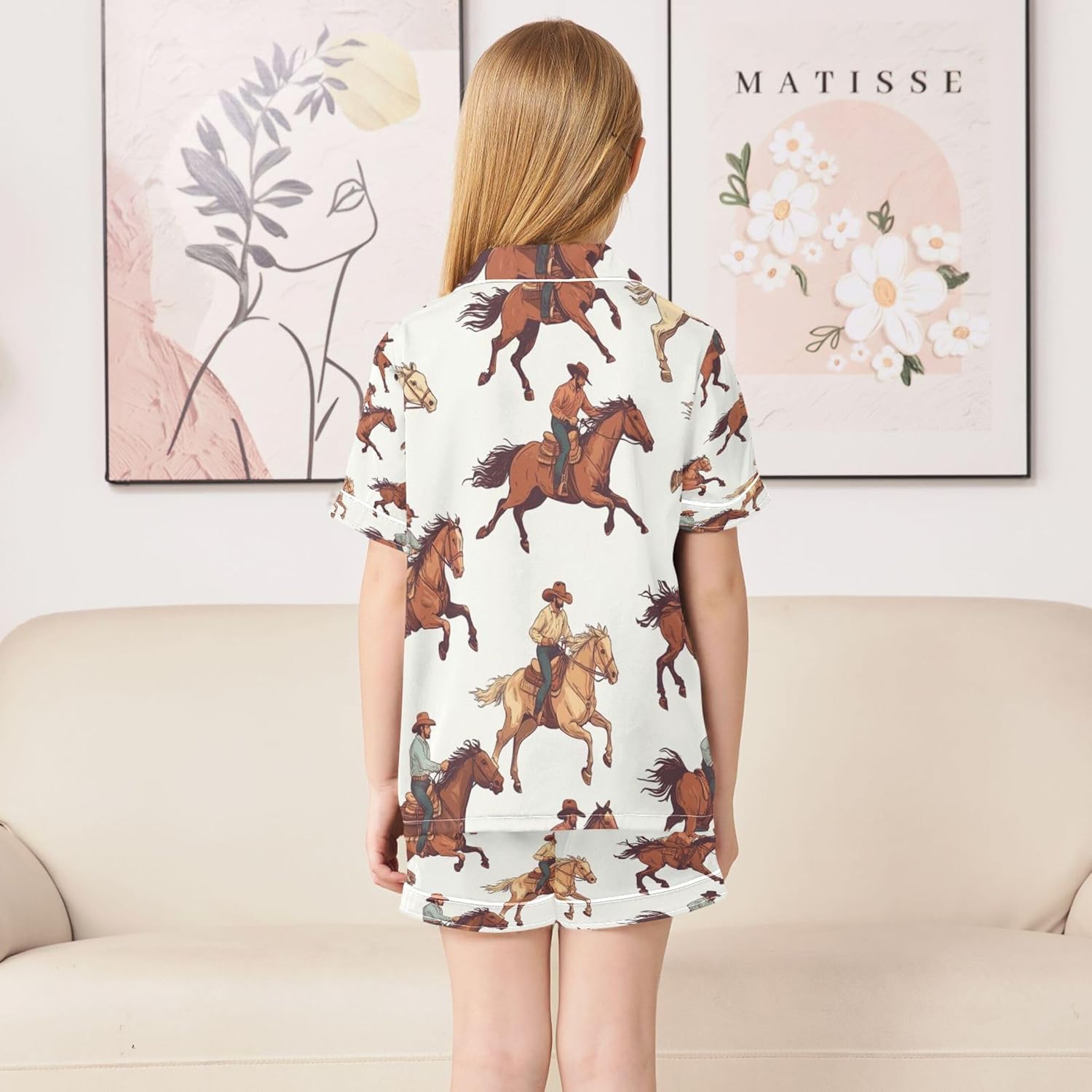 Silk Pajama Sets Short Sleeve Pajamas Soft Sleepwear 2 Piece Pjs Set