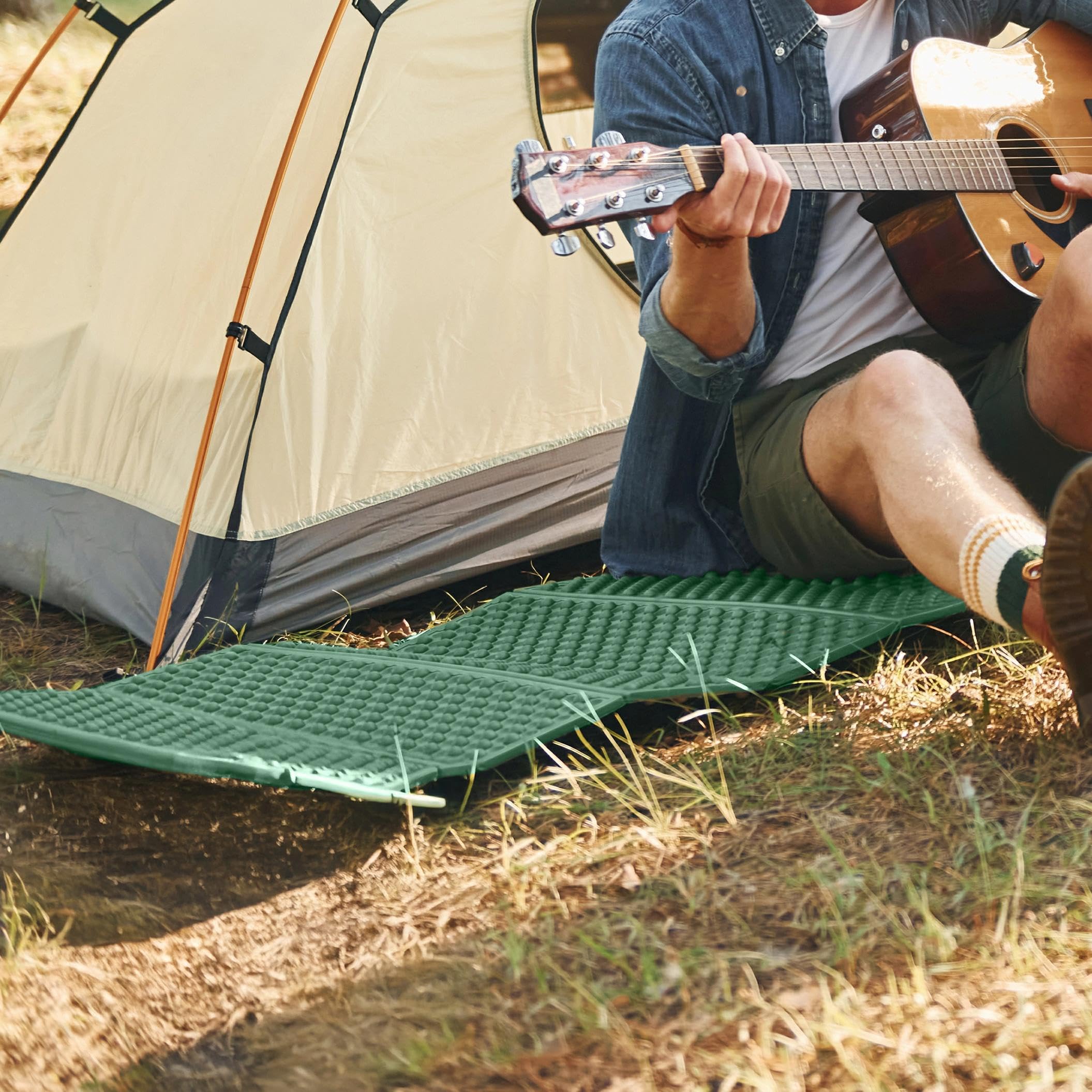 tappetino pieghevole, tappetino turistico, tappetino da tenda, tappetino per dormire - 180x57x1 cm - per outdoor, tenda, campeggio, escursionismo, picnic, sopravvivenza