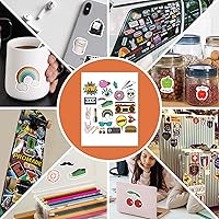 Vista 7 de HTVRONT Papel de Pegatinas de Sublimación - 20 Pzs Pegatinas de Sublimación Brillantes Transparentes Impermeables