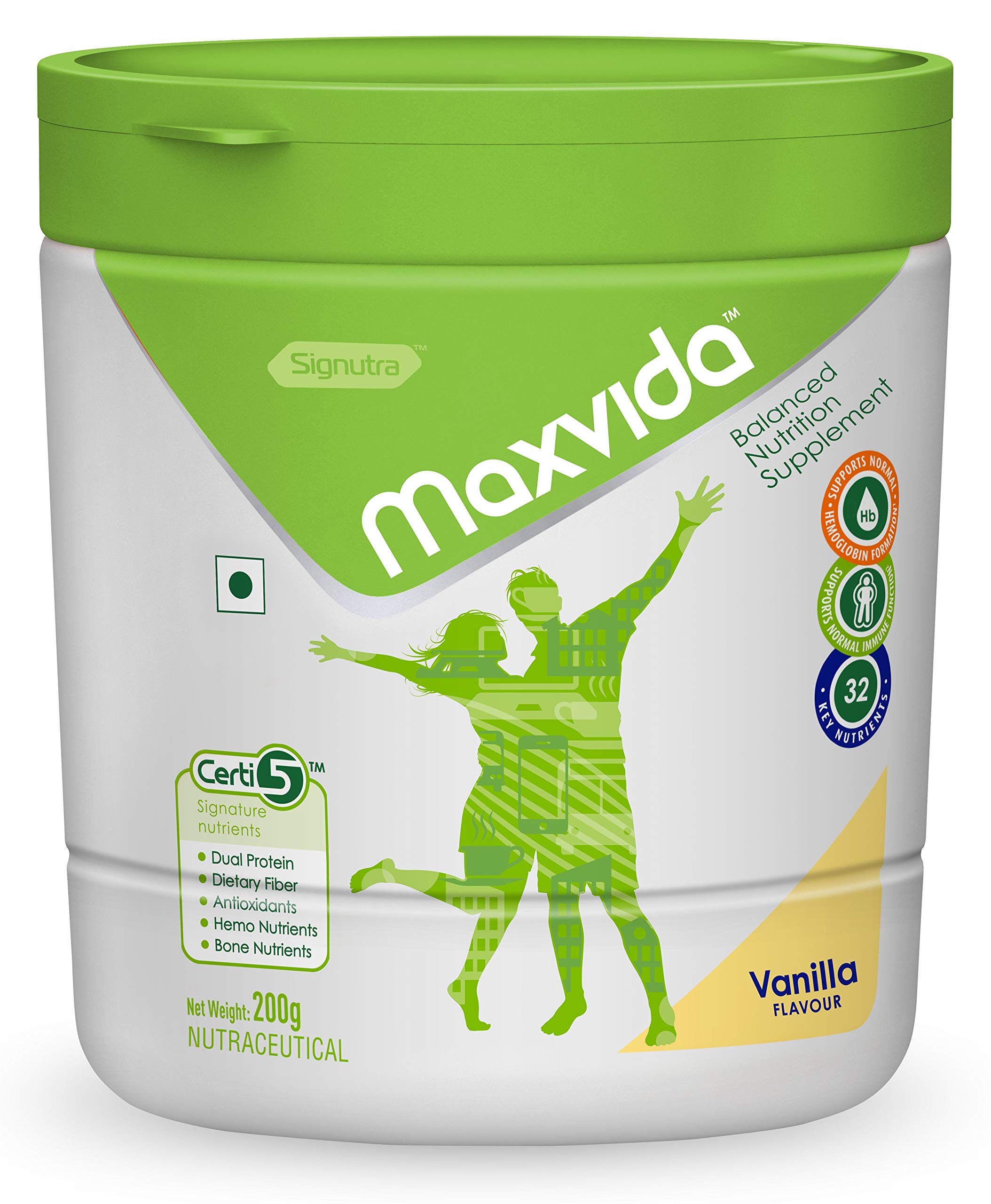 Maxvida Wholesome Daily Nutrition Drink For Adults 200g, Vanilla Flavour-image-29