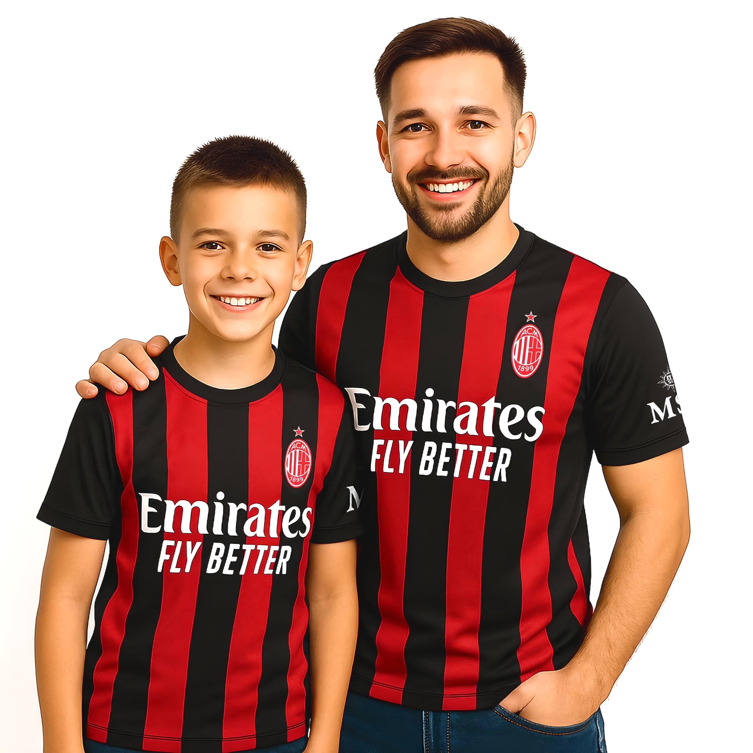 Oficjalna koszulka piłkarska Milan 2025/2026 - replika koszulki Milan 25 26 Neutralna - pomysł na prezent dla fanów Chevroleta, chłopiec