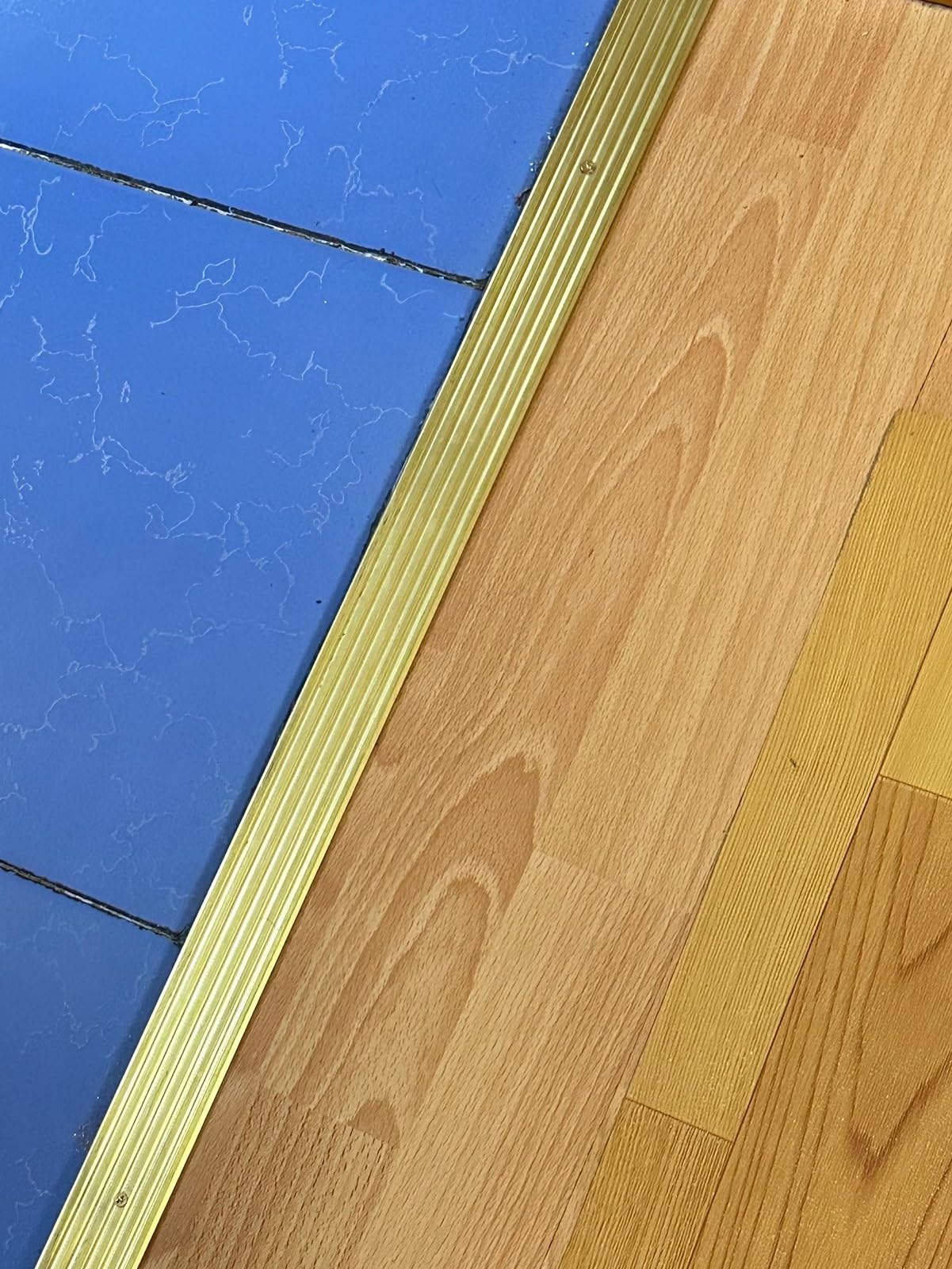 Striscia di transizione in ottone larga 4, 5 cm(Flat,1m Length x 5cm(2") Wide)