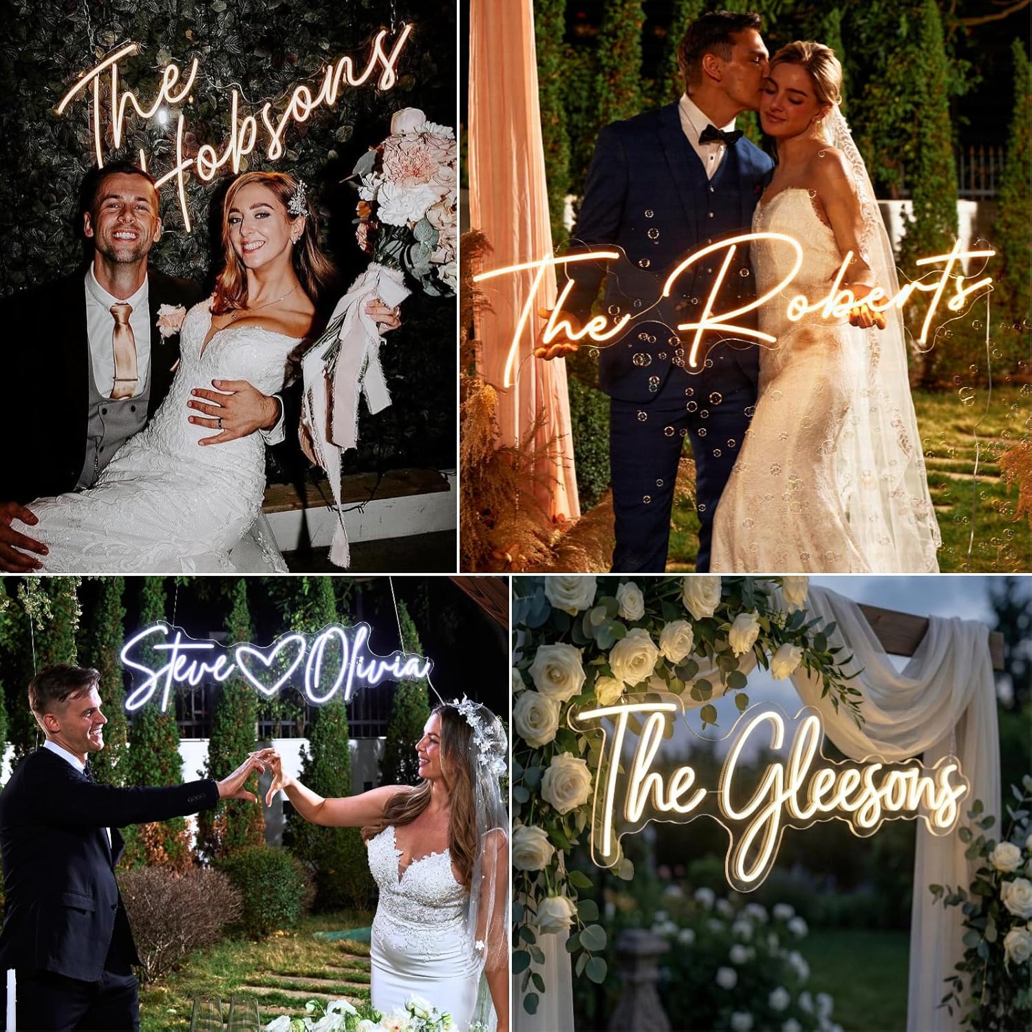 Custom Neon Sign – Neon Sign Customizable for Wall Decor, LED Neon Name Signs Personalized for Wedding Birthdays Parties Business Sign for Bars Beauty Salon Shop