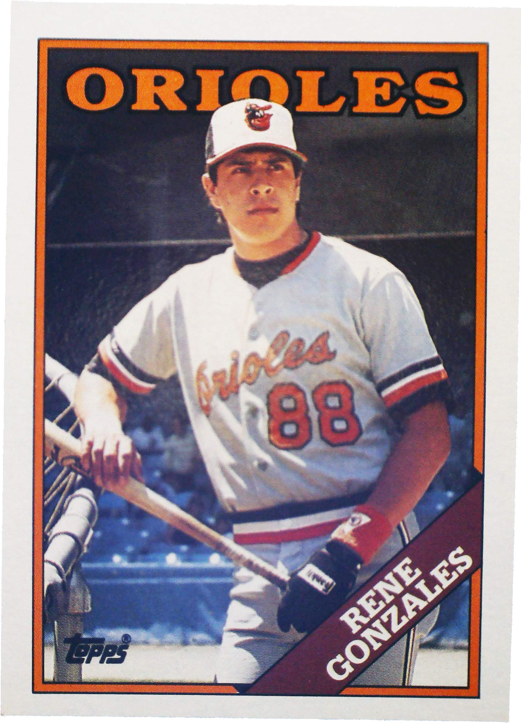 Amazon.com: 1988 Topps Baseball Card #98 Rene Gonzales