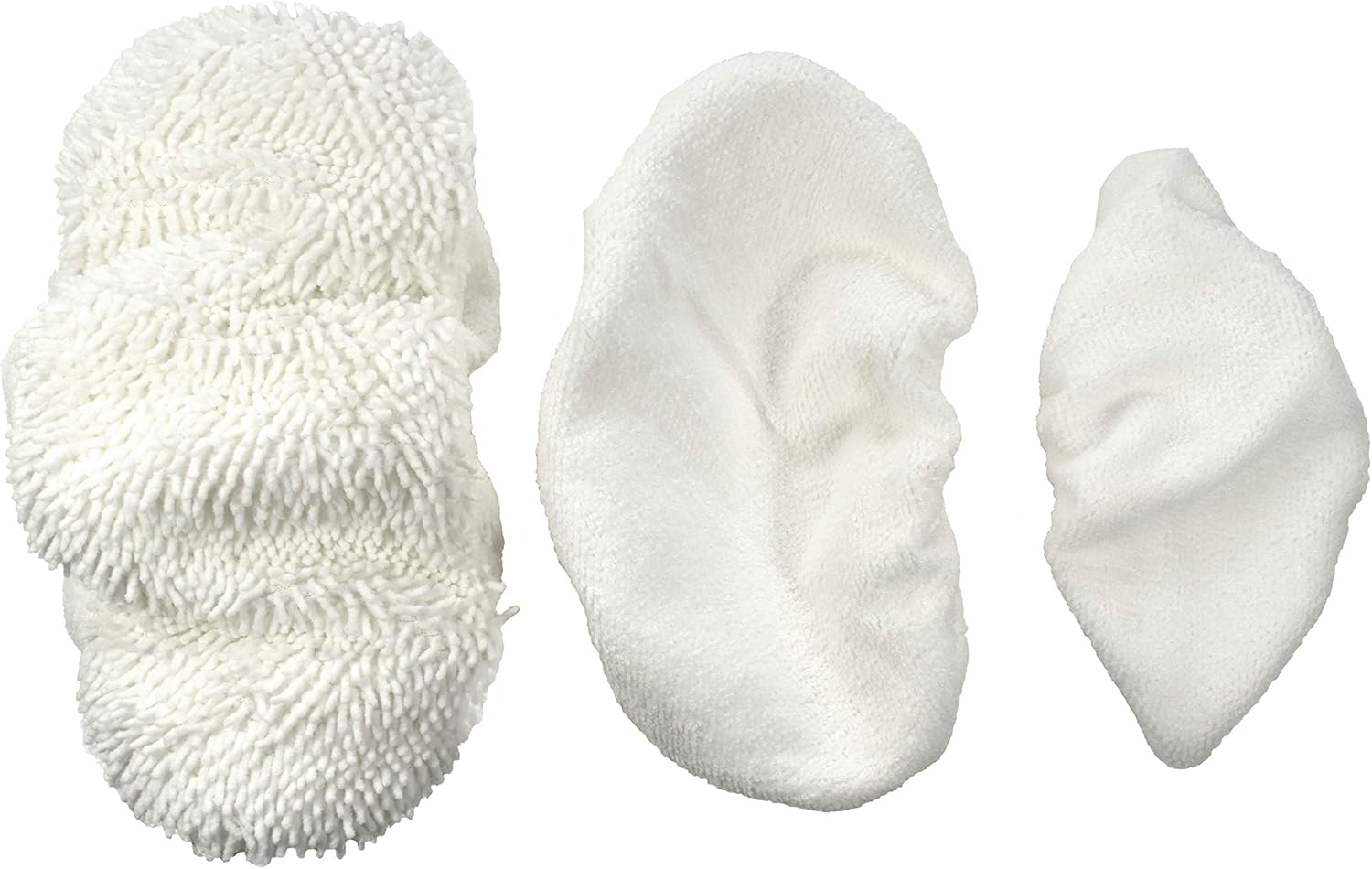 HQRP 6pcs Kit Microfiber Steam Mop Pads Compatible with Oreck Steam-It All Purpose Steam Wand STEAM100 STEAM100LRH Steamer, Replacement Cleaner Bonnets