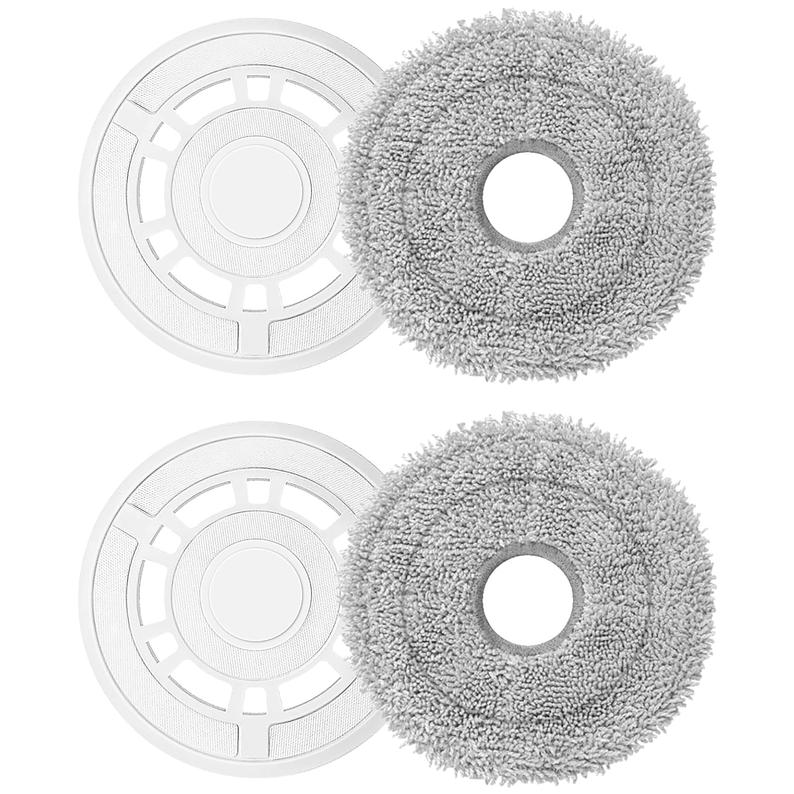 Mopphalterung Mit Ersatzhalter Für Ecovacs Deebot T30/T50/N30 Serie - 2 Stück