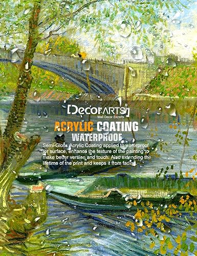 Vista 14 de DECORARTS - Almond Blossom Tree - Vincent Van Gogh Art Reproduction. Giclee Canvas Prints Wall Art for Home Decor 30x24