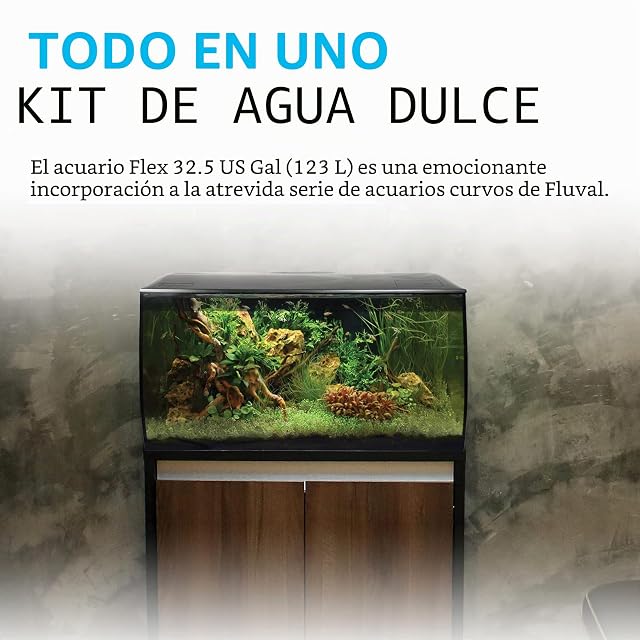 Foto 3 de 8 de Fluval Acuarios de Vidrio, 1 Unidad 4000 g, NEGRO