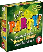 Piatnik 6382 – Lets Party | Activity und Tick Tack Bumm kombiniert | Für Spieleabende mit Freunden und Familie | Ab 12 Jahren | 4 bis zu 16 Spieler |
