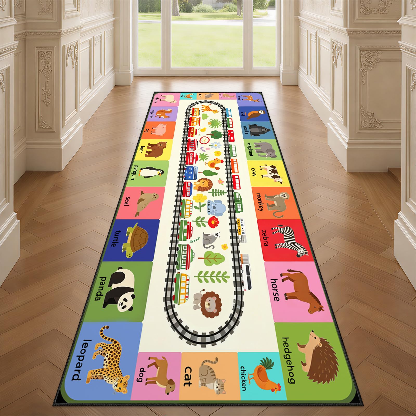 YEMYOR Kids Educational Carpet Runner 80x300cm