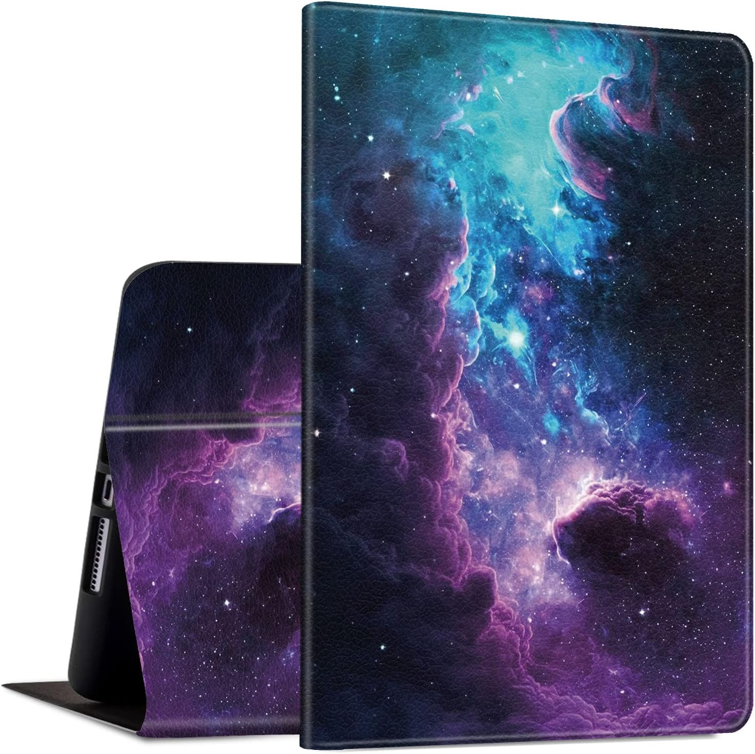 Case for Amazon Kindle Fire Max 11 Tablet (13th Gen, 2023 Release) 11" PU Leather Slim Folding Adjustable Stand Smart Cover with Auto Wake/Sleep for Fire 11 Max Tablet,Purple Nebula Space Galaxy