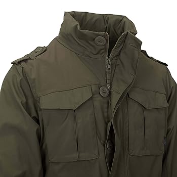 Helikon-Tex Men's Covert M-65 Jacket Taiga Green/Black Size
