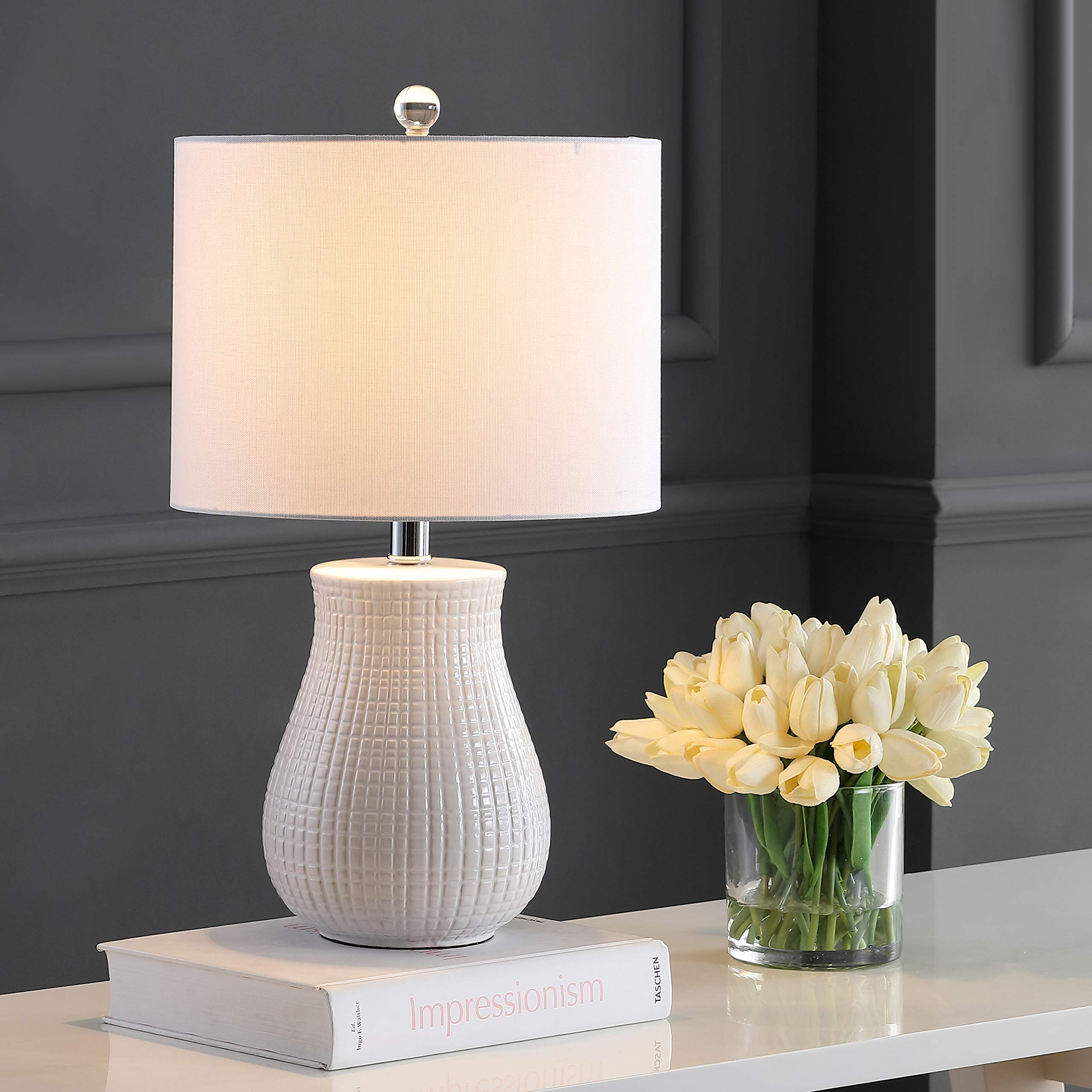 Amazon.com: SAFAVIEH Lighting - Dayton 21-Inch Ceramic Table Lamp
