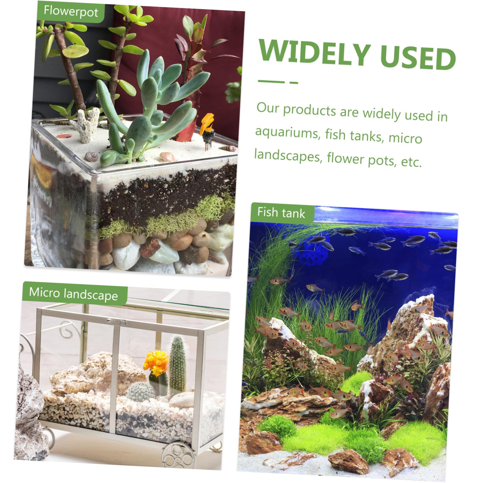 Happyyami Planta Artificial para Acuario Decorativa De Adorno De Paisaje Acuático Decoración De Pecera Lifelike para Crear Lifelike Acuarios y Tanques De Reptiles