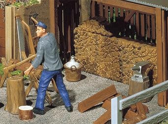 Pola 333213 Pile of Wood & Tools G Scale Building Kit